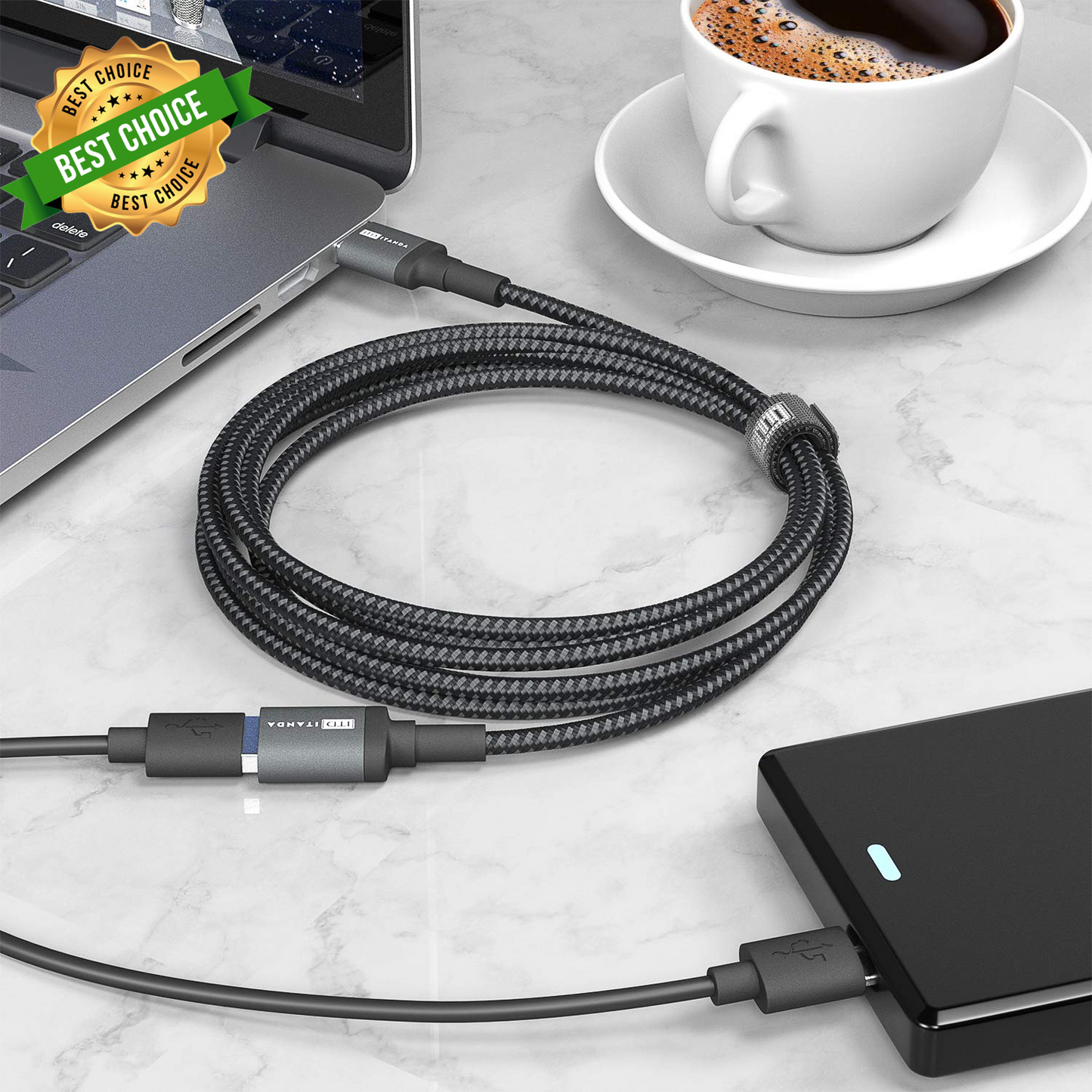 10FT USB 3.0 Extension Cable Type A Male to Female 5Gbps for PC Printer Mouse